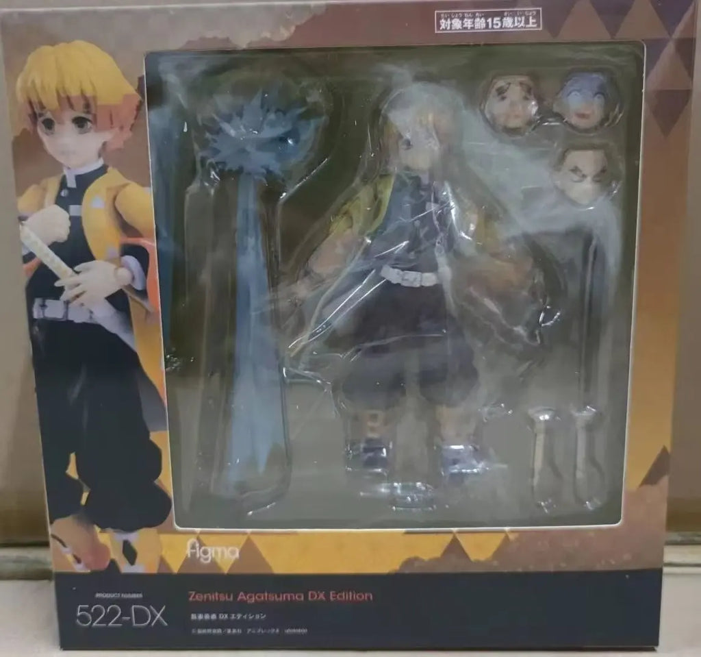 15cm Demon Slayer Anime Figures Agatsuma Zenitsu Action Figure model Doll Collection Toys Gifts