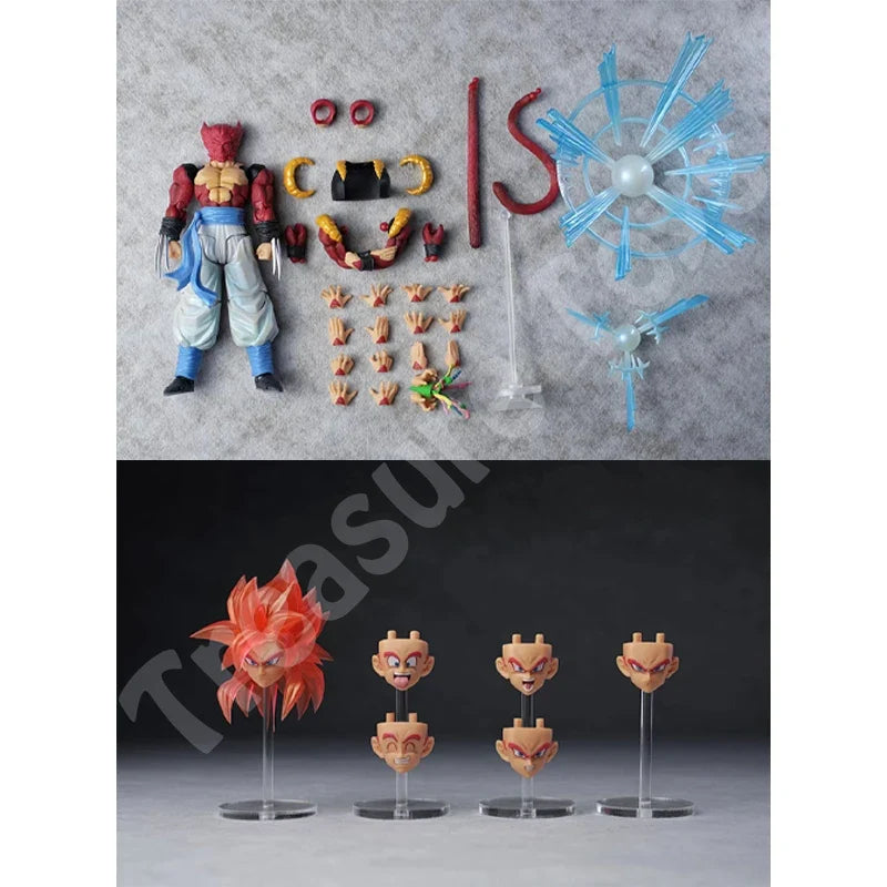 Tonsen Arttoys Kamione Studio Gogeta Figure Dragon Ball GT Super Saiyan 4 SSJ4 Gogeta Anime Action Figures Toys Kids Gifts