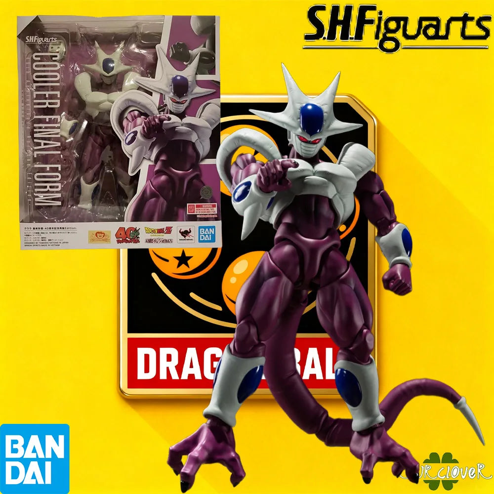 100% Authentic In Stock Genuine Bandai S.H.Figuarts Dragon Ball Cooler & Goku Anime Action Figure Collection Model Toy