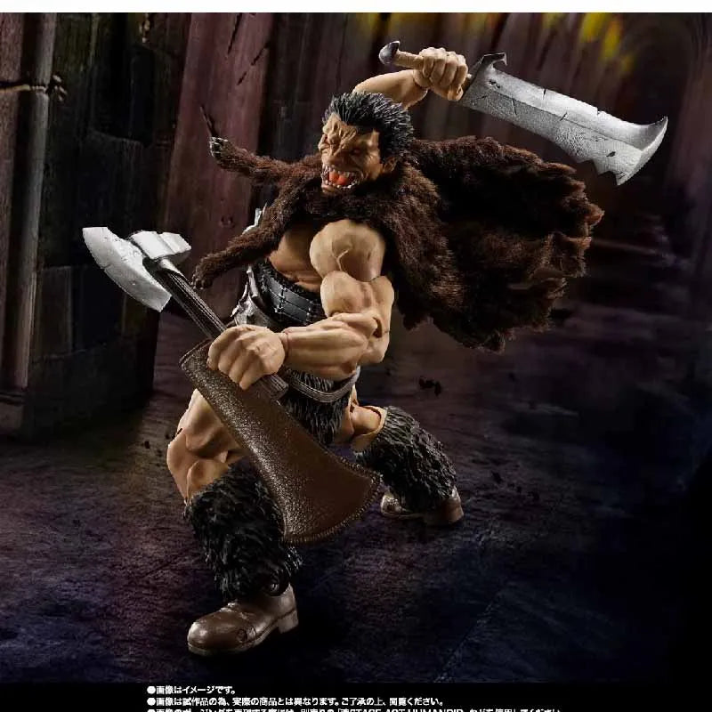 Bandai Original SHF Anime Figure BERSERK NOSFER ATU ZODD Action Figure Toys For Boys /Girls /Kids /Christmas Gift