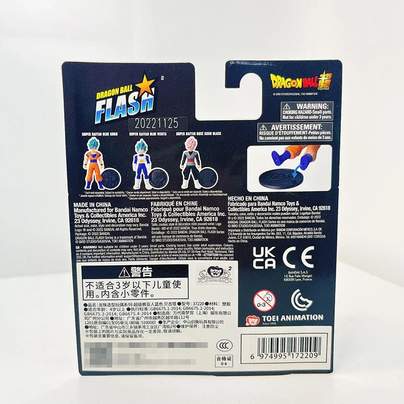 Bandai Original Dragon Ball Z Super Saiyan Figure Toy Vegeta Son Goku DBZ PVC Figurine Collection Model Dolls Birthday Gift Kids