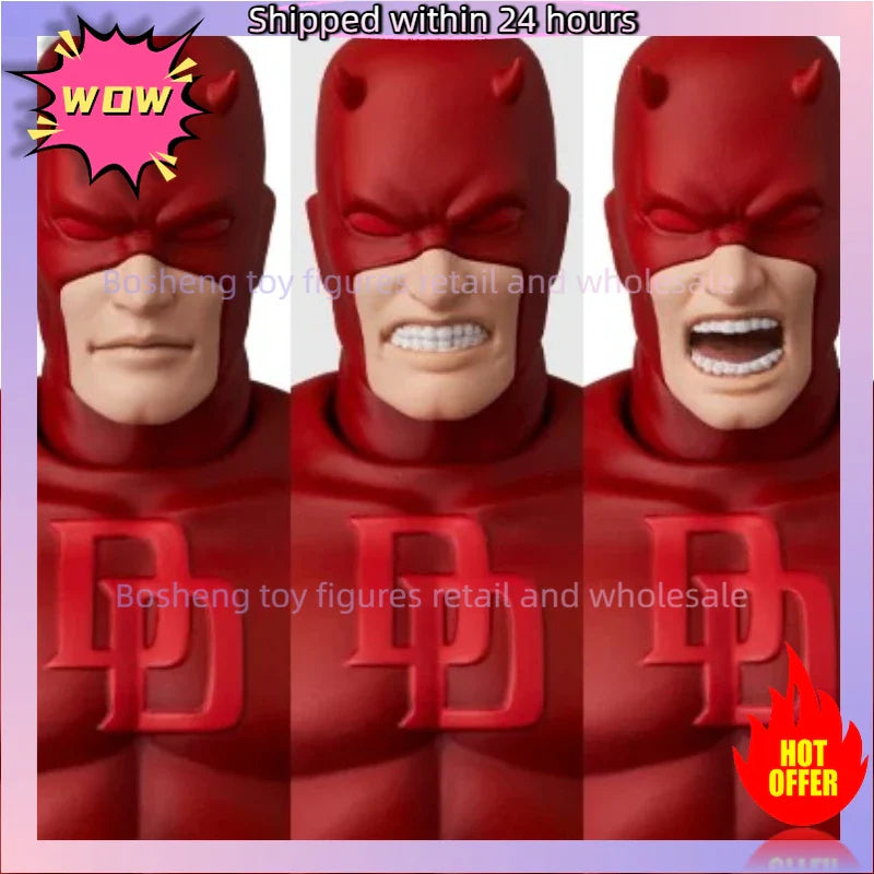 Original Medicom Toy Reissue Mafex No.223 Daredevil Comic Ver. Mafex 223 Anime Action Sammelfiguren Modellspielzeug