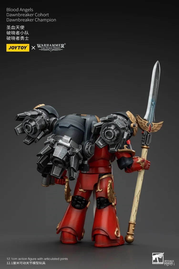 [SF] JOYTOY 1/18 Action Figure Warhammer 40K  Blood Angels Dawnbreaker Cohort Dawnbreaker Champion  Prime Model Toy Gift
