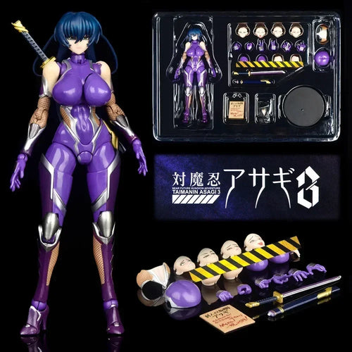 16cm Taimanin Series Second Axe Asagi Igawa Action Anime Figures Native Rocket Japan Verison