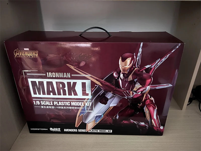 Original Morstorm E-Model Iron Man Mk50 Deluxe Edition Action Figure 1/9 Scale Assembly Model Set Figurine Pvc Statue