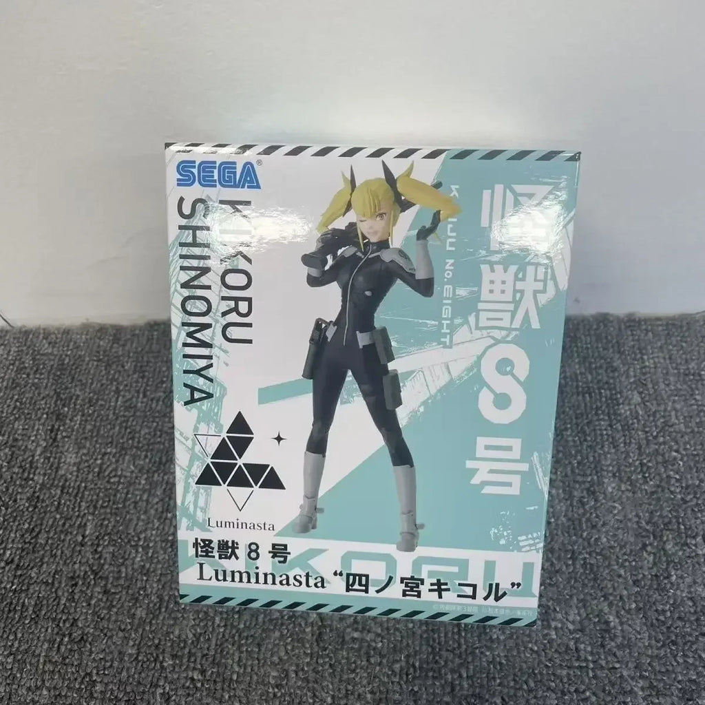 In Stock SEGA Luminasta Kaiju No. 8 Hibino Kafka Ashiro Mina 20Cm Original Anime Figure Pvc Model Collectible Toys for Boys