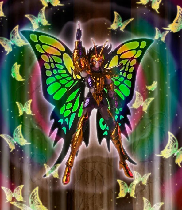Bandai 100% Original Saint Seiya Myth Cloth Papillon Myu Action Figure Birthday Gift Collectible