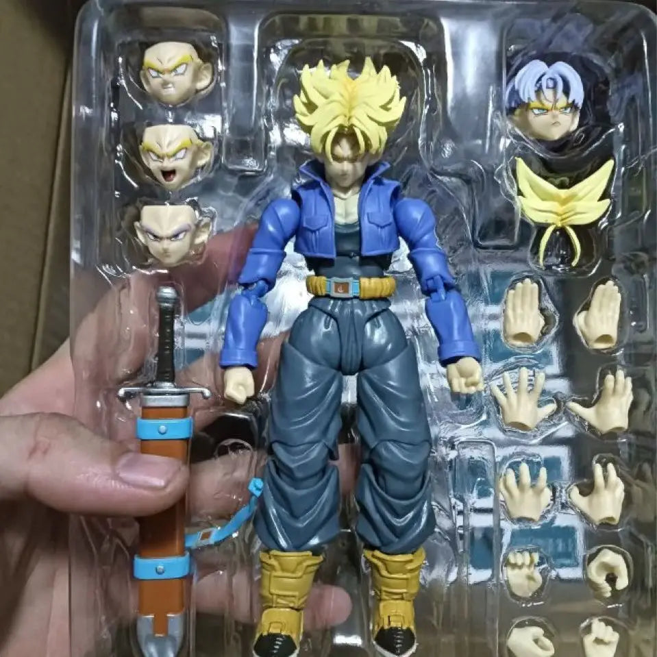 15cm Dragon Ball Anime Figures Movable Trunks Action Figure Statue Model Doll Collection Toys Gifts