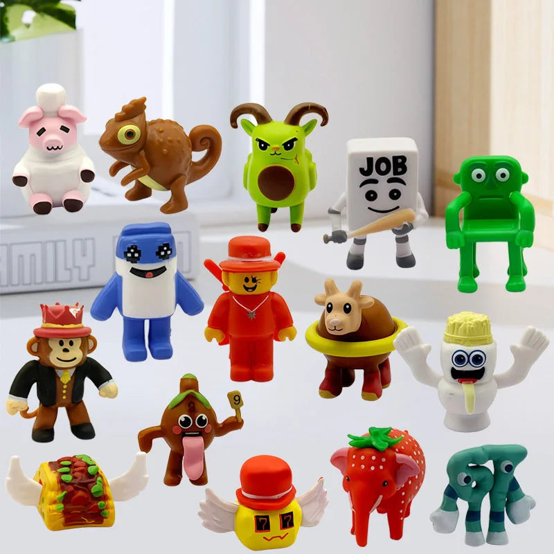 6/8pcs Set  Steal A Brainrot Figures Toys PVC Action Figure Christmats Gifts Toy Italian Brainrot Sahur Model Room Decor Gifts