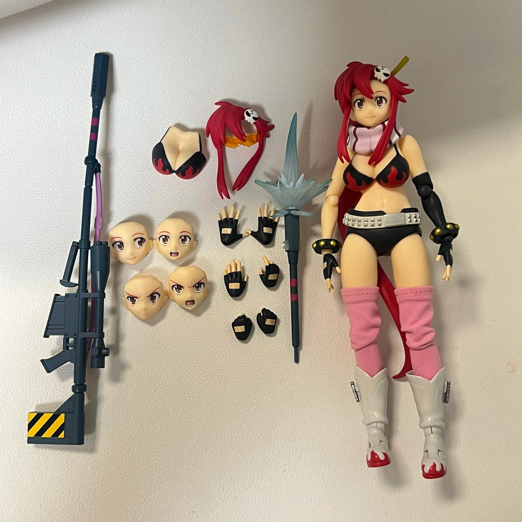 In Stock Aniplex Buzzmod Tengen Breakthrough Gurren Lagann Yuko Action Bulk Cargo No Box Figure Pvc Model Collectible Toys