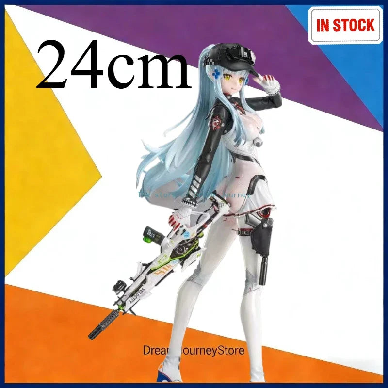 Available in stock: Girls' Frontline HK416 Mecha GW Factory Figure Desktop Ornament Fully Painted Anime Model Ornament