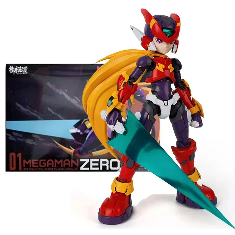 Genuine Rock Man Action Figure Eastern Model Rockman Zero MegaMan Collection Movable Model Anime Action Figure Toys for Children