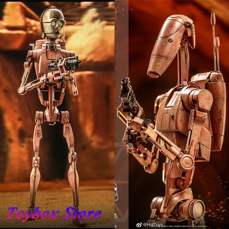 Original HOTTOYS HT MMS649 1/6 Scale Collectible Star Wars BATTLE DROID GEONOSIS 12'' Male Solider Action Figure Full Set Toys