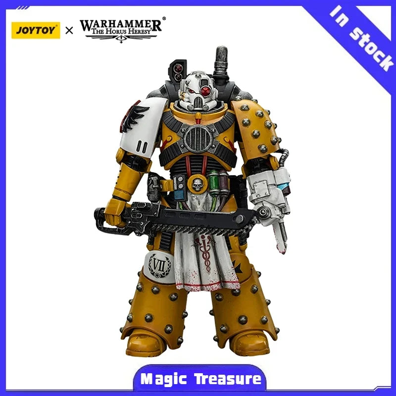 【MT】Original JOYTOY Warhammer 40K Imperial Fists Legion Apothecary 1/18 Action Figure Toys