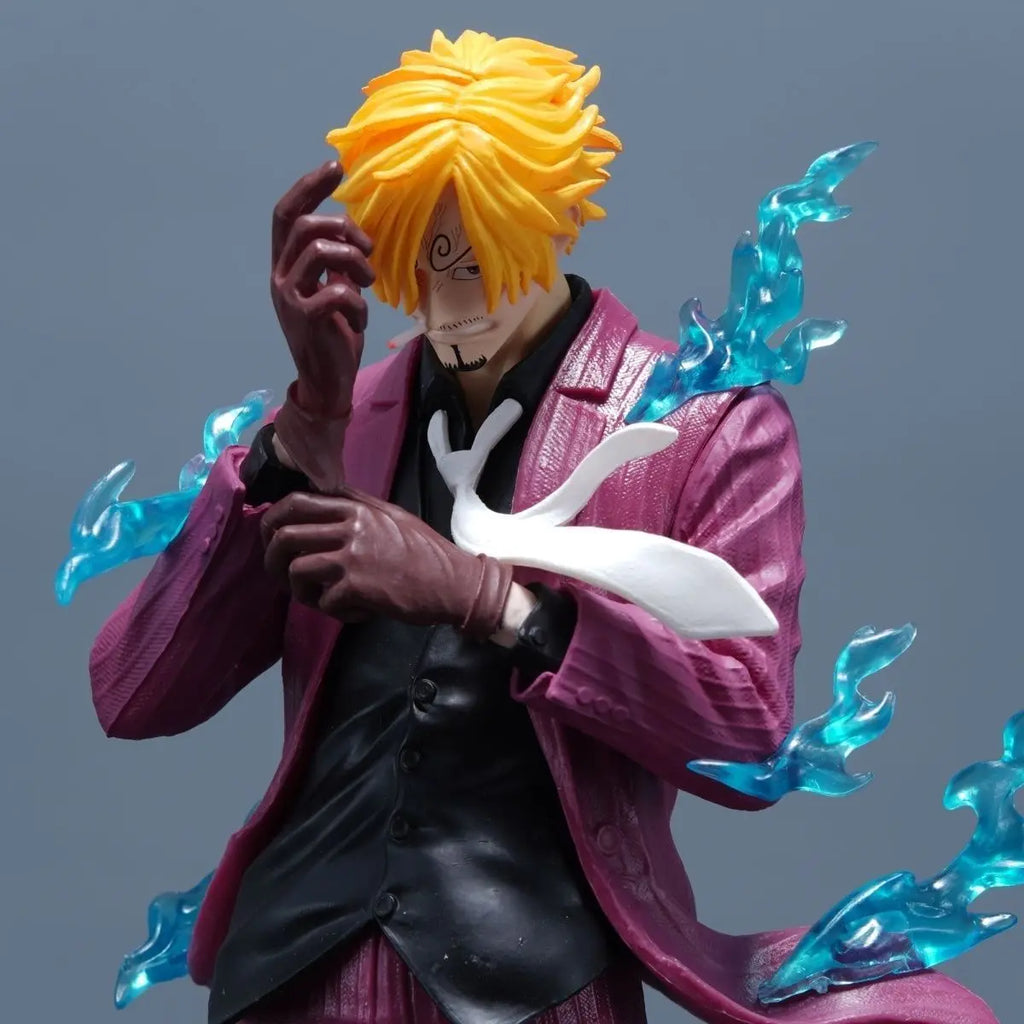 24cm 9.4 inch Anime Sanji Action Figures Pvc Statue Desktop Ornamen Collection Statue Model Decoration Room Desk Toys Children G