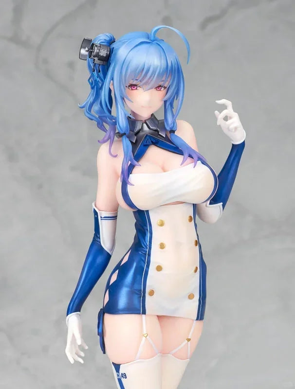 Azur Lane Character Uss St Louis Ice Blue Beautiful Girl Figurine Model Toys Desktop Collection Ornaments Game Peripheral