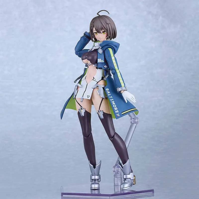 Genuine Original Azur Lane GSC PLAMATEA Series USS Baltimore PVC 16CM Anime Figure Collectible Statuette Model Ornament Gifts