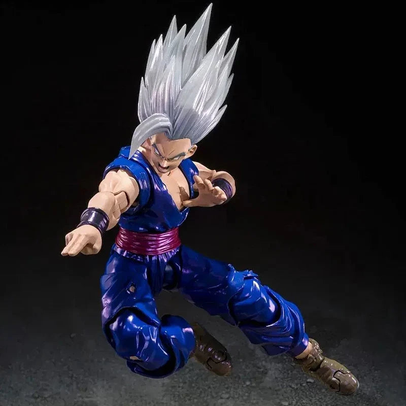 Dragon Ball Exclusive Edition Son Gohan Beast Action Figure PVC Movable Collection Anime Shf Super Saiyan Gohan Figurine Toys