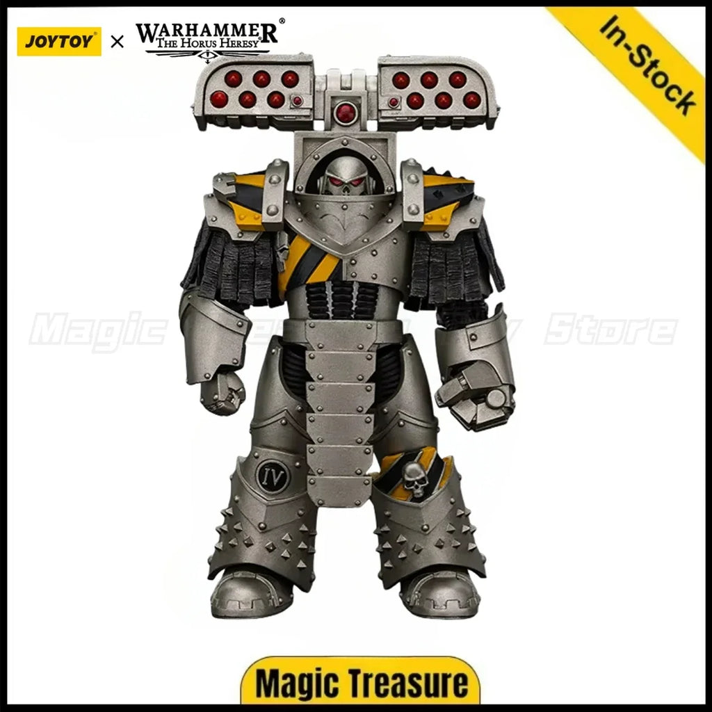 【In Stock】JOYTOY Warhammer 40K Tlron Warriors Tyrant Siege Terminator with Rocket Launcher Model Toy 1/18 Action Figure