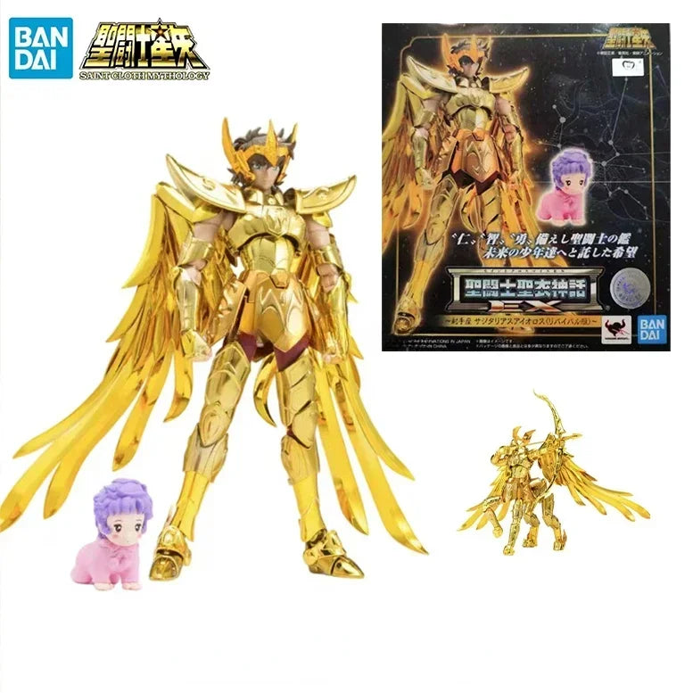 Bandai Saint Seiya Saint Cloth Myth EX Sagittarius Aiolos Revival Edition Baby Athena Anime Action Figure Model Toy in Stock