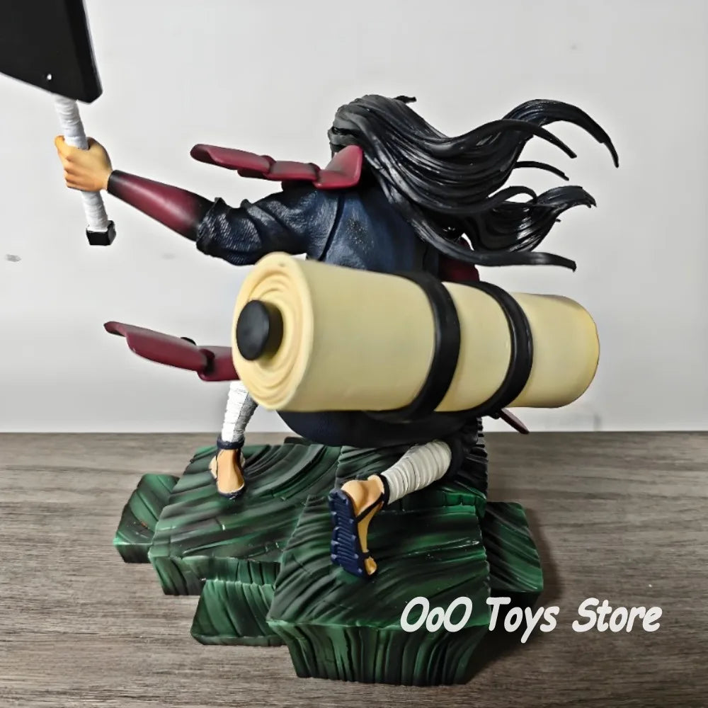 16.5cm/6.5in Anime Naruto Figure Squatting Senju Hashirama Double headed Action Figure PVC Statue Model Collectible Toys Gifts