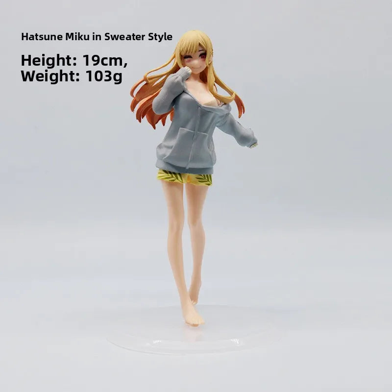 Cute Anime Girl Figurine Hoodie Version Idol Sea Dr Desktop Decoration Static Model Collectible for Adults from China