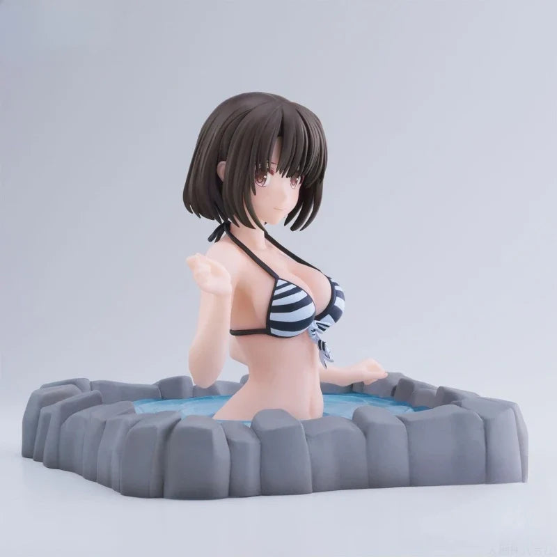 In Stock Genuine SEGA Saenai Heroine No Sodatekata Fine Kato Megumi Thermae Yu~topia Anime Figure Garage Kit Anime Cartoon