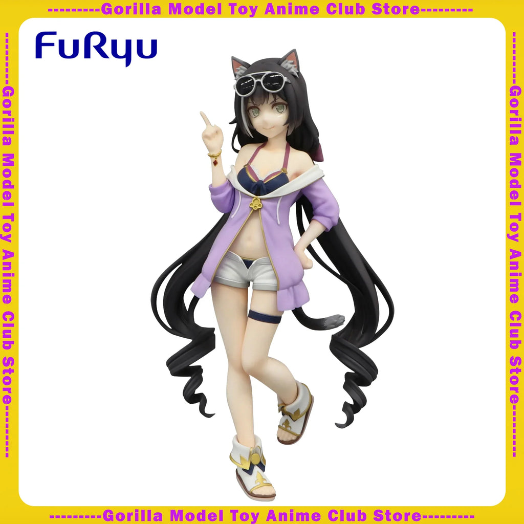 In Stock Original Genuine FuRyu Prize Figure Princess Connect! Re:Dive Kyaru 170mm Anime Figure Toys PVC Collectible Gift