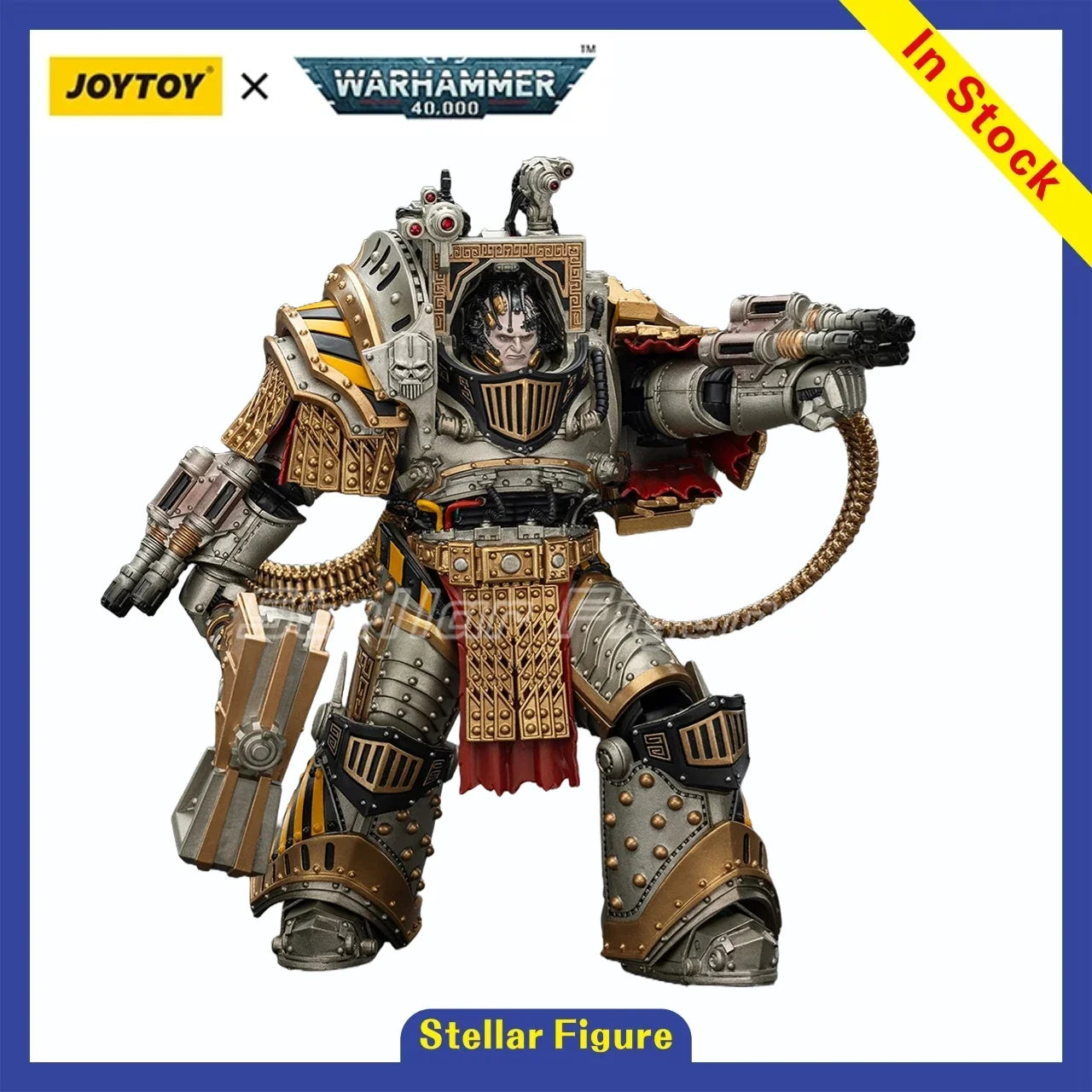 【SF】JOYTOY 1/18 Action Figure Lron Warriors Perturabo Primarch of The Lvn Legion Model Toys Gifts Collection Ornaments