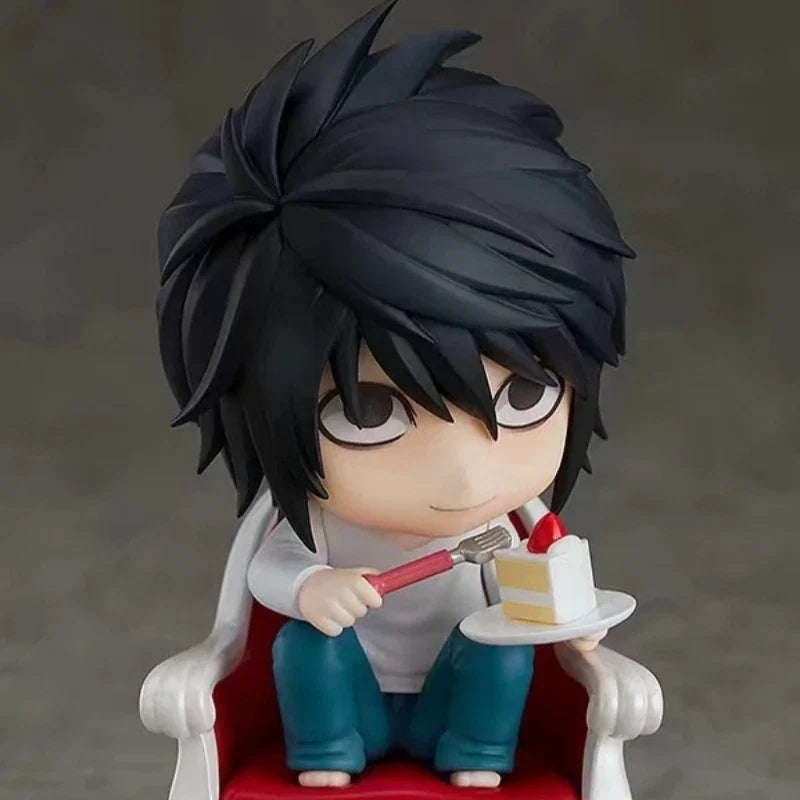10cm Death Note L Yagami Light Movable Edition Pvc Girl Anime Action Figures  Model Kit Desktop Ornament Decora Girl Toys Gifts
