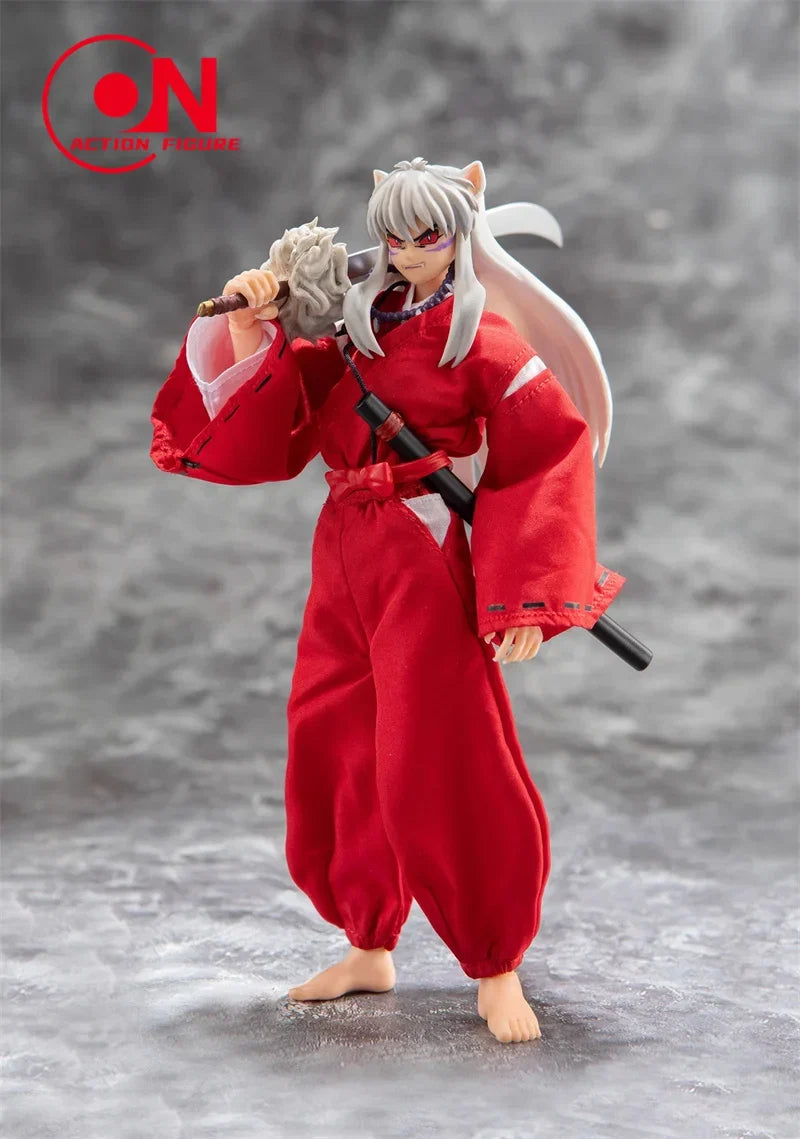 In Stock Anime-land Dasin/Great Toys/GT Inuyasha 1/12 Scale 16cm/6 Inch SHF/S.H.F PVC Action Figure Model