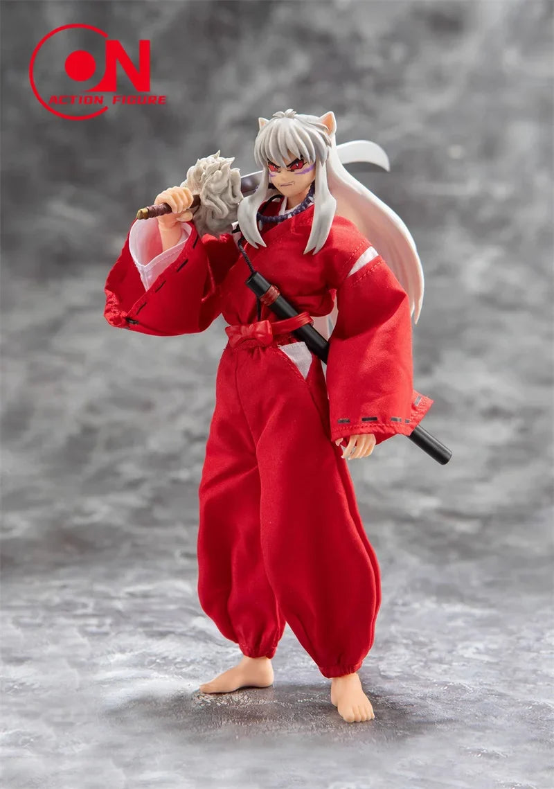 In Stock Anime-land Dasin/Great Toys/GT Inuyasha 1/12 Scale 16cm/6 Inch SHF/S.H.F PVC Action Figure Model