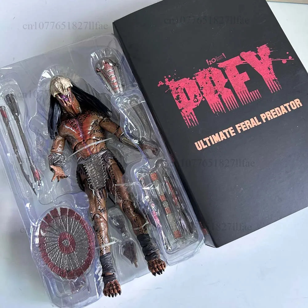NECA Figure Prey Ultimate Feral Predator Action Figure Model Toys Joint Movable Doll Birthday Present For Friends
