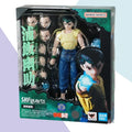 Original Bandai S.H.Figuarts SHF Yu Yu Hakusho YUSUKE URAMESHI Figure Finished Model kit  Anime full Action Toy Gift for kid set