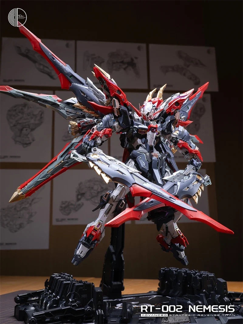 In-Stock 1/100 Infinite Dimension In Rt-002 Nemesis Advanced Strategic Revenge Titan 10th Action Model Figure  Assembly Toy Gift
