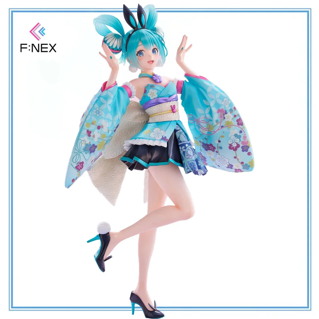Original FuRyu F:Nex 1/7  Piapro Characters - Hatsune Miku Wa-Bunny Anime Action Figures Model Collectio Toy Gifts Toys