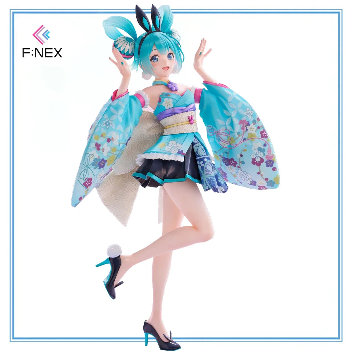 Original FuRyu F:Nex 1/7  Piapro Characters - Hatsune Miku Wa-Bunny Anime Action Figures Model Collectio Toy Gifts Toys
