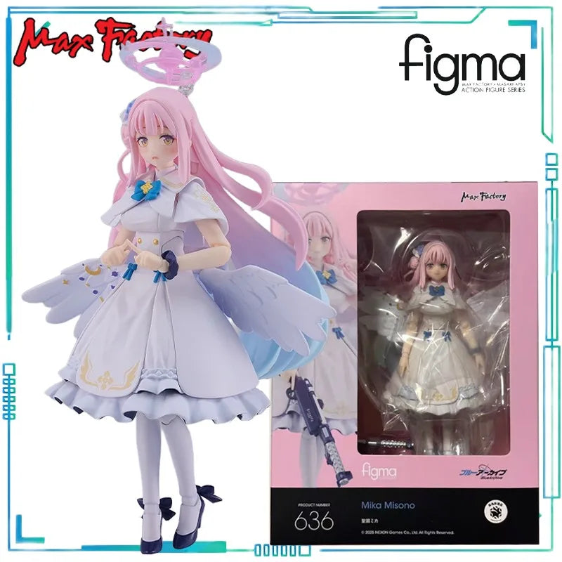 Max Factory Genuine Figma Series Blue Archive 636 Mika Kanzaki Proportionale Humanoide, jedes Alter, bewegliches Modellspielzeug Exquisite Spielzeuge