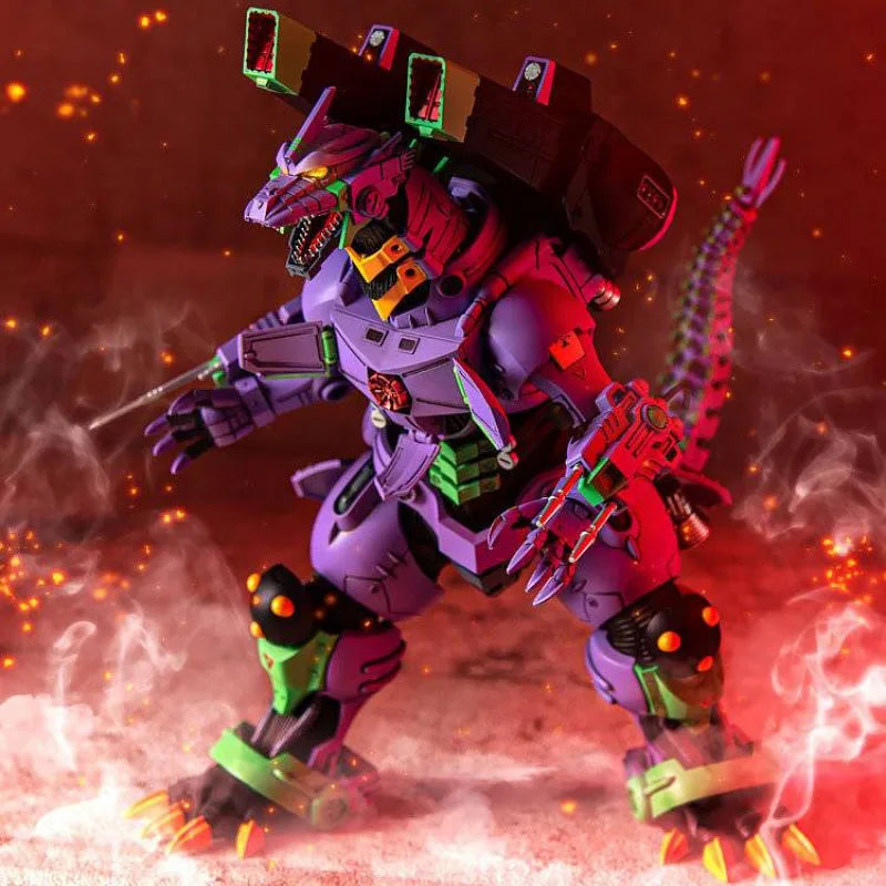 Aoshima Eva 01 Mecha Godzilla Acks 3 S.h.monsterarts King of Monsters Gojira Action Figure Gorilla Dinosaurs Collect Model Toys