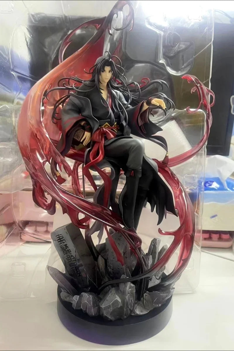 Genuine Mo Dao Zu Shi Wei Wuxian Action Figure Yi Ling Lao Zu Ver Large Figurine Anime Collection Pvc Model Statue Doll Gift