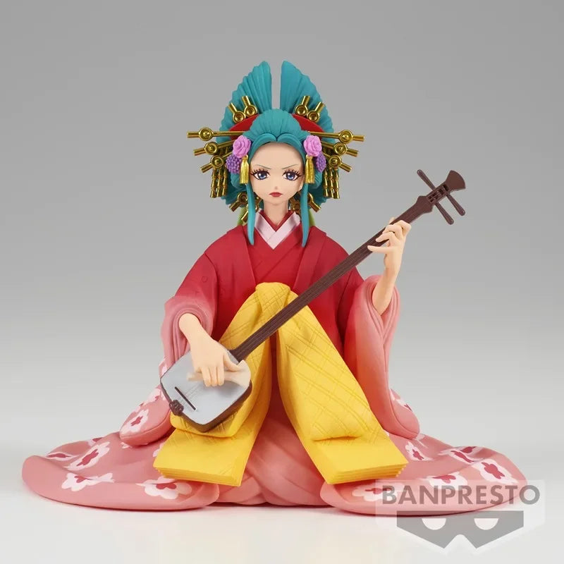 Bandai Original BANPRESTO Anime One Piece Kozuki Hiyori Figures DXF THE GRANDLINE LADY EXTRA KOMURASAKI PVC Action Figure Toys