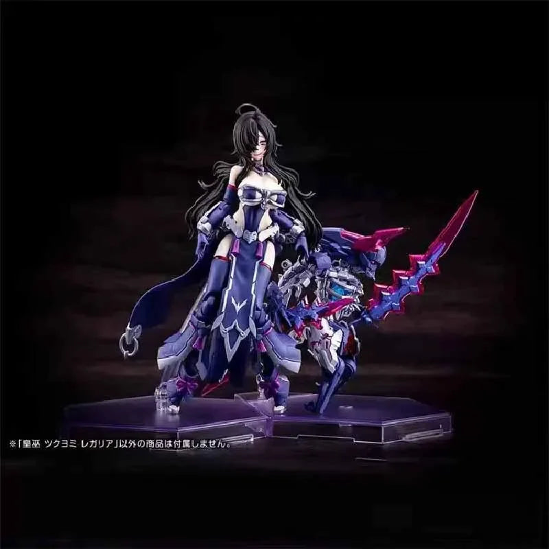 KOTOBUKIYA Original MEGAMI DEVICE AUV TSUKUYOMI REGALIA Anime Action Figure Assembly Model Toys Collectible Model Ornaments Gift