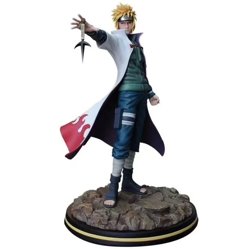 30cm Anime Naruto Namikaze Minato GK PVC Action Figure Statue Collectible Model Kids Toys Doll Gifts