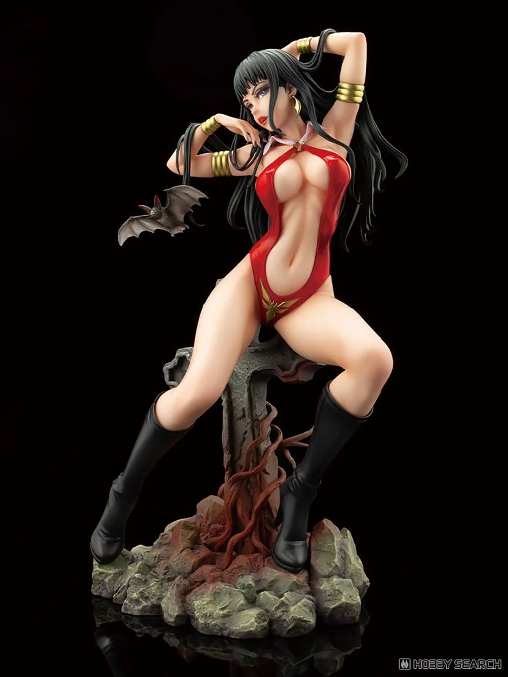 In Stock Original Kotobukiya Prepainted Horror Bishoujo Vampirella 1/7 H=200mm Comic Character Figure Decoration Collection Gift