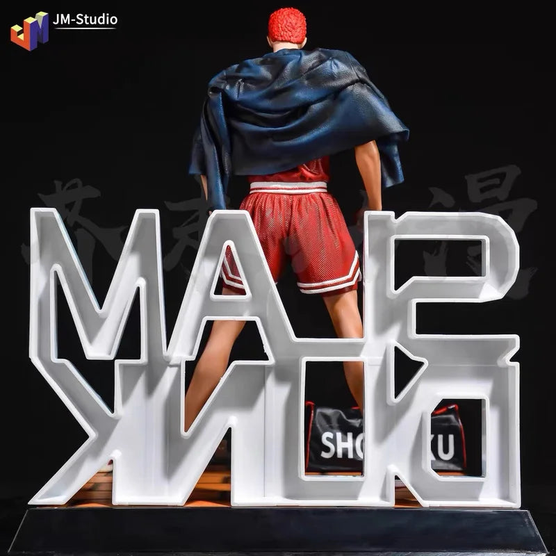 33CM anime SLAM DUNK  Sakuragi Hanamichi Action Figures Anime Pvc Model Statue Collectible Toy Decoration Doll Children Gifts