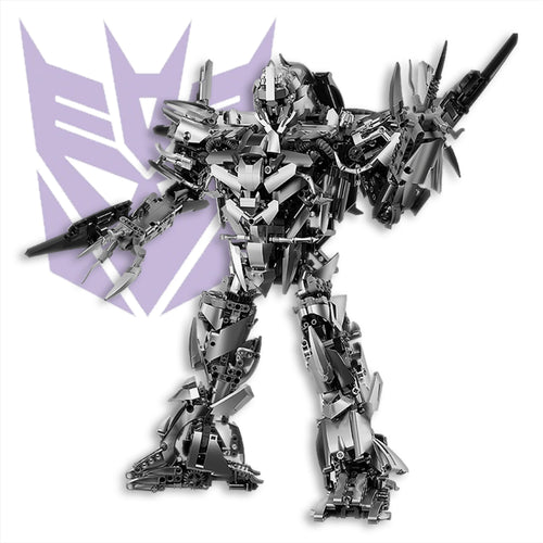 1960PCS Transformers Decepticon Megatron Bösewicht Anführer Actionfigur Bausteine Film Roboter Modell Spielzeug Weihnachtsgeschenk