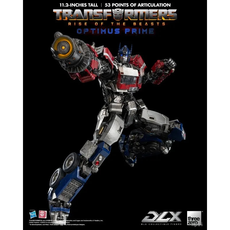 【Hot Sales】Original Threezero DLX TRANSFORMERS: RISE OF THE BEASTS 3Z0432 OPTIMUS PRIME Anime Figure Action Toy Collection Gift