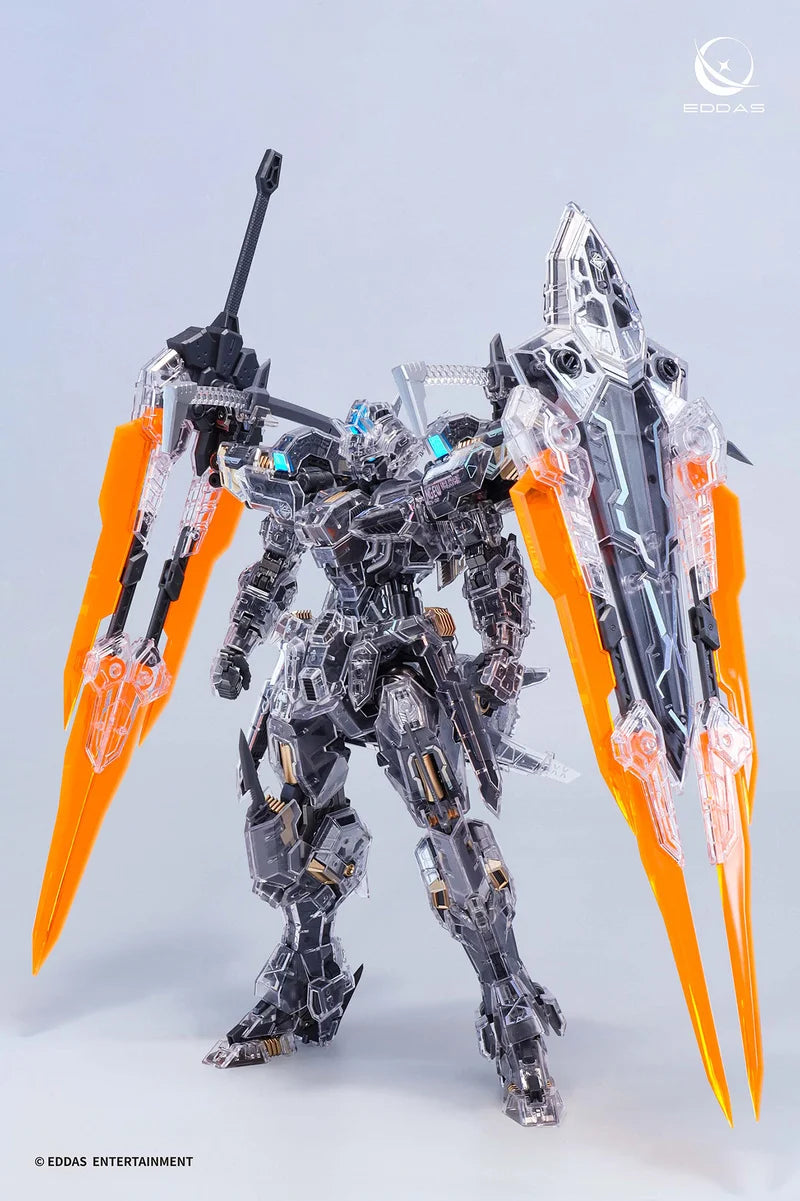 In Stock Eddas Asgard 1/100 Holographic Limited Hologram Valkyrie Mechanical Clear Ver.Action Figures Assembly Model Toy Gift