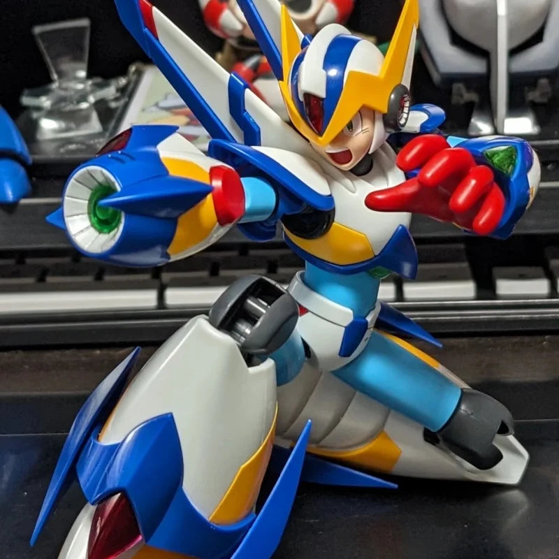 In Stock SS Model KP701 RockMan X Megaman X 5 Action Falcon Armor Figure Anime Mega Man Assembly Model Kit Boy's Surprise Gift