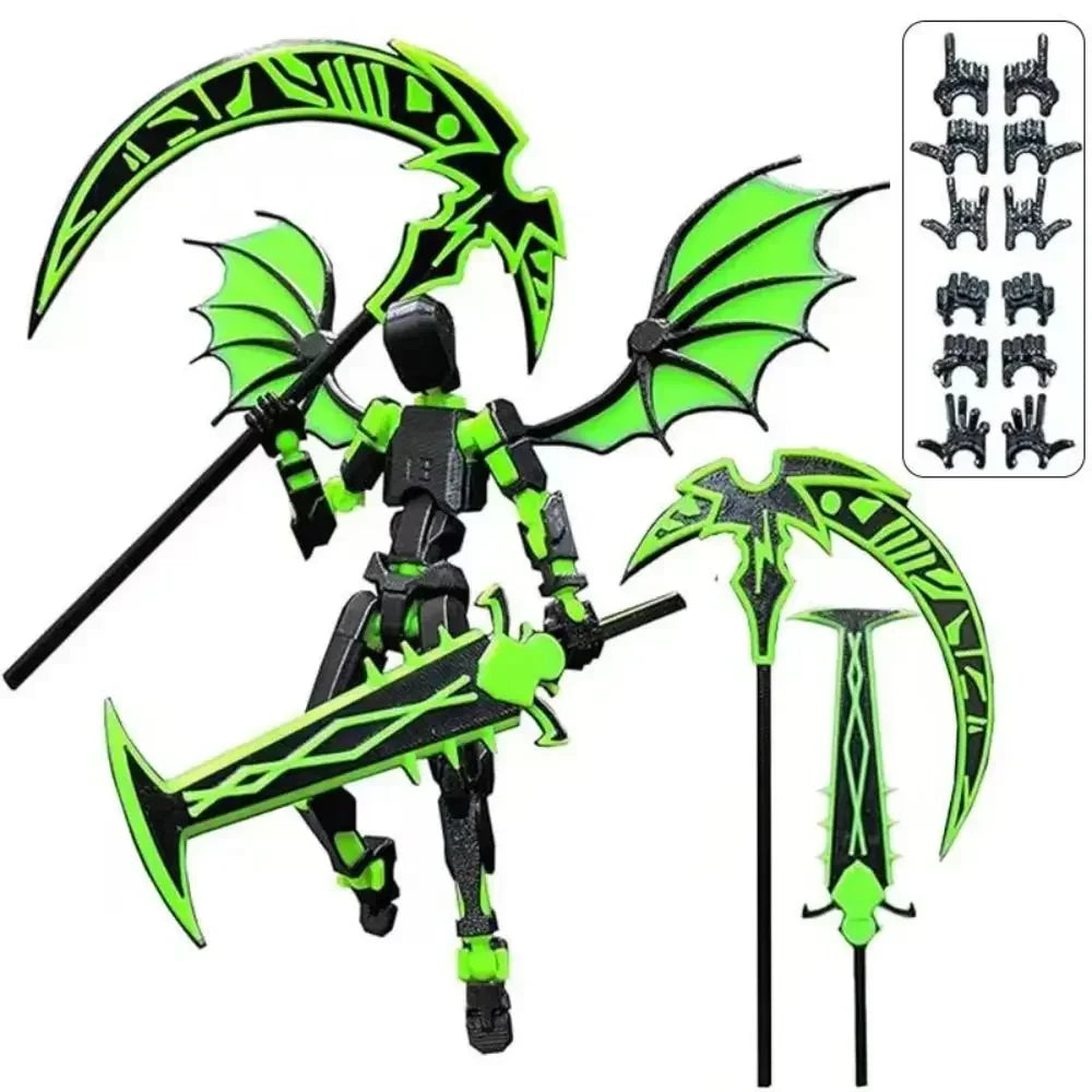 Desktop Decoration 3D Printed Robot 13 Action Figure Shapeshift Robot Multi-Jointed Movable Robot Dummy Action Figures Upgraded